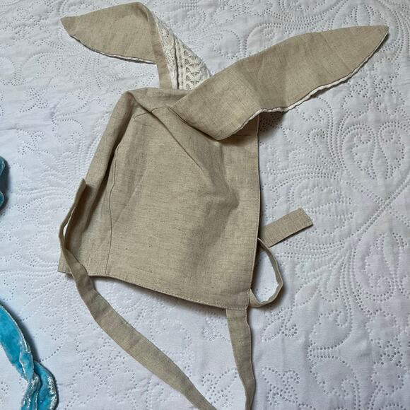 Love & Grow Vintage Bunny Bubble Romper and Bonnet 3T - Picture 11 of 16